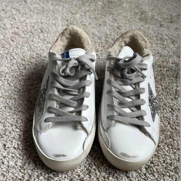 NWT Golden Goose Super Star Sneakers size 5. - Picture 3 of 5
